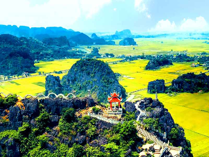 Hoa Lu - Tam Coc - Mua Cave - Ninh Binh 1 Day Tour